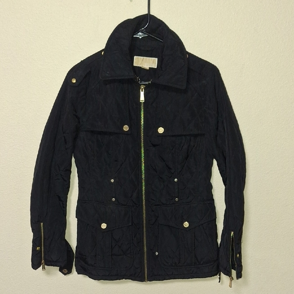 Michael Kors Black Quilted Jacket - Picture 1 of 4